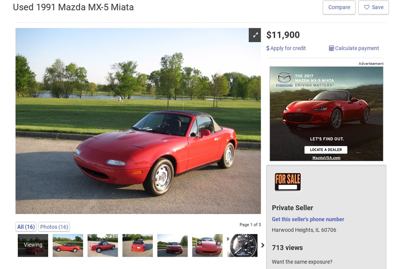 Illustration for article titled You Can Get An NC Mazda Miata For Surprisingly Little Money
